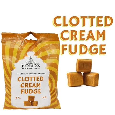 Bonds of London Clotted Cream Fudge Bags 120g - British Food Supplies