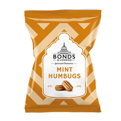 Bonds of London Mint Humbugs Sweets Bags 120g - British Food Supplies