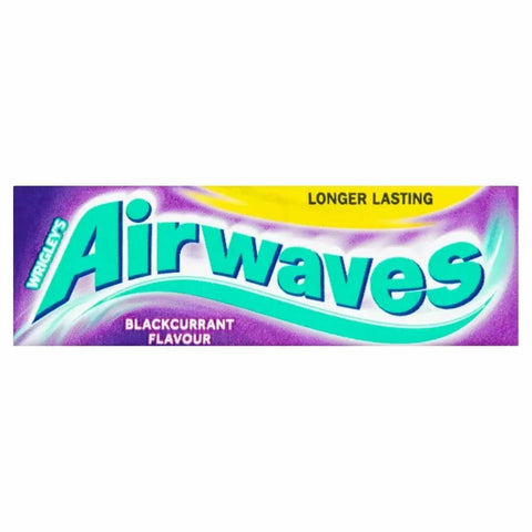Wrigleys Airwaves Blackcurrant Chewing Gum 10pc 14g